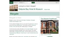 Desktop Screenshot of margate.kent-towns.co.uk