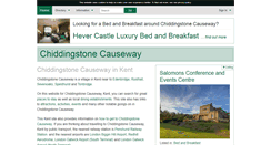 Desktop Screenshot of chiddingstone-causeway.kent-towns.co.uk