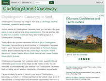Tablet Screenshot of chiddingstone-causeway.kent-towns.co.uk