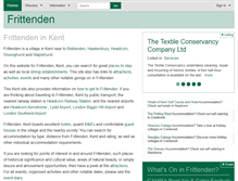 Tablet Screenshot of frittenden.kent-towns.co.uk