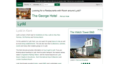 Desktop Screenshot of lydd.kent-towns.co.uk