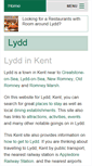 Mobile Screenshot of lydd.kent-towns.co.uk