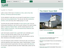 Tablet Screenshot of lydd.kent-towns.co.uk