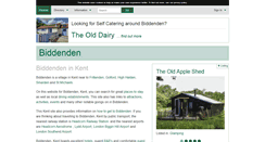 Desktop Screenshot of biddenden.kent-towns.co.uk