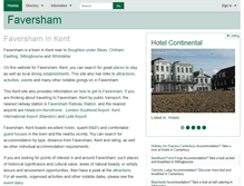 Tablet Screenshot of faversham.kent-towns.co.uk