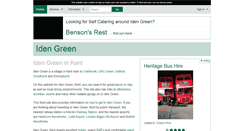 Desktop Screenshot of iden-green.kent-towns.co.uk