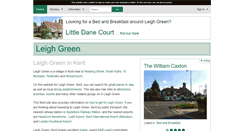 Desktop Screenshot of leigh-green.kent-towns.co.uk