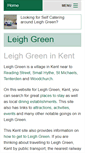 Mobile Screenshot of leigh-green.kent-towns.co.uk