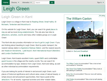 Tablet Screenshot of leigh-green.kent-towns.co.uk