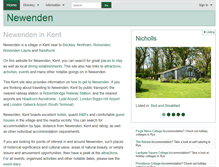 Tablet Screenshot of newenden.kent-towns.co.uk